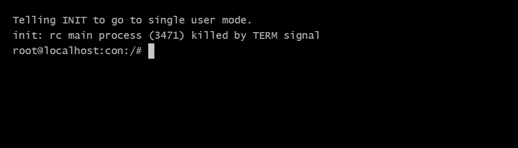 Reset password