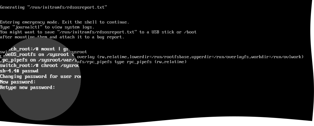 Reset password