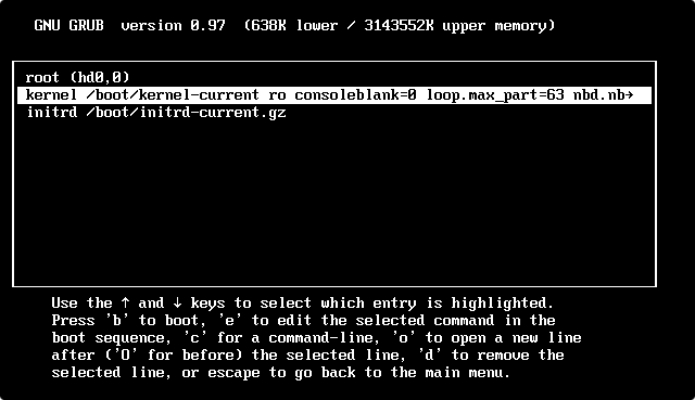 Select kernel