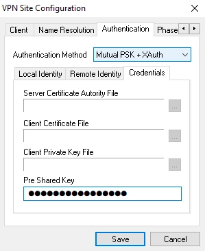 Pre-shared key