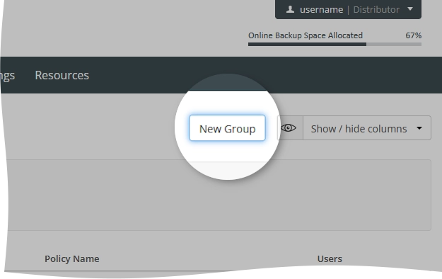 New group action