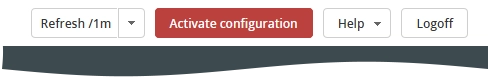 Activate configuration