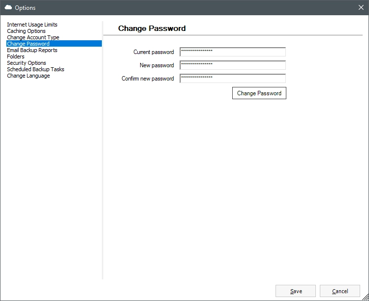 Account password
