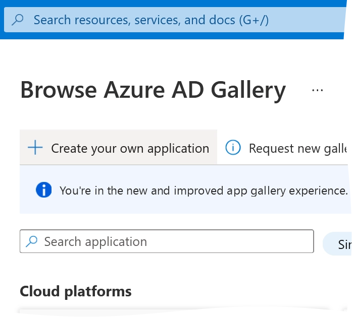 Create new app