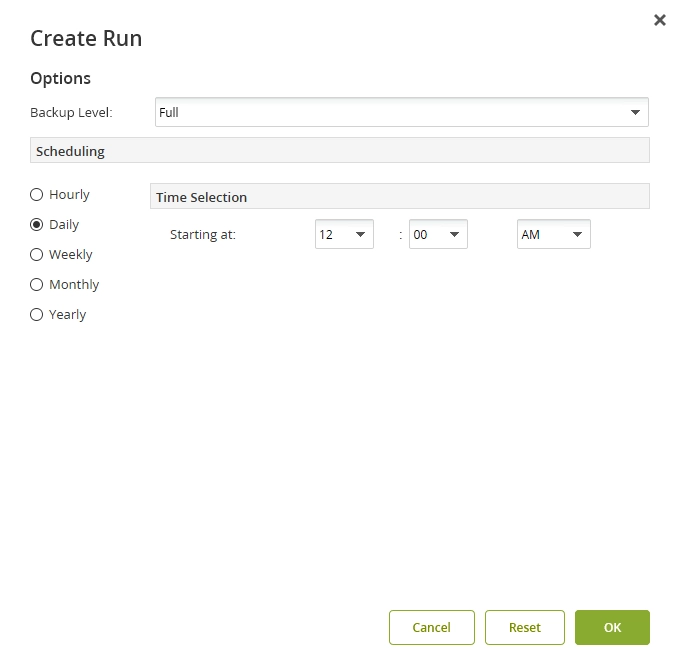 New run