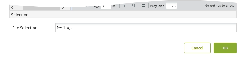 File selection