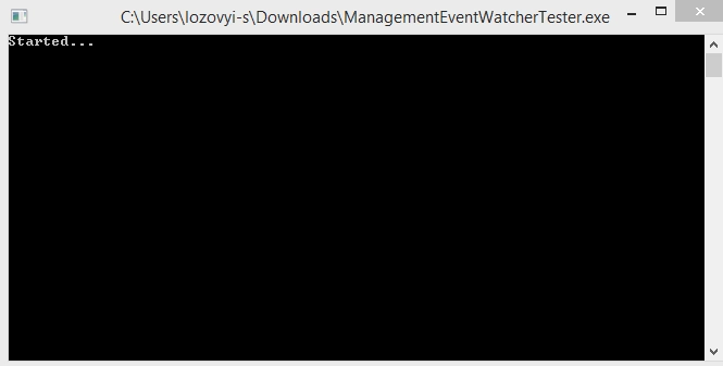 Event watcher