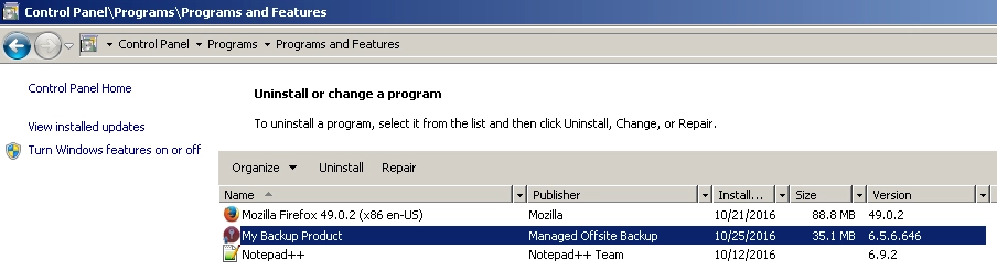 Program entry
