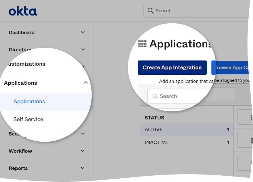 Create app integration