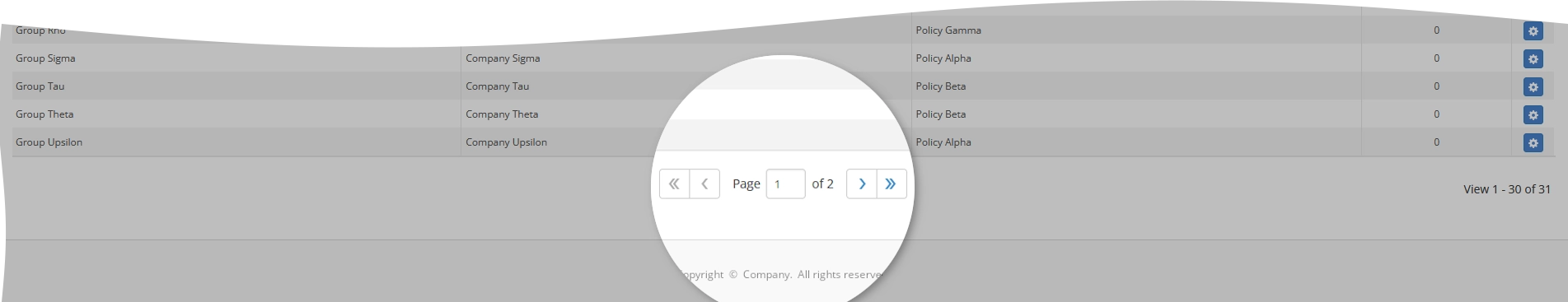 Pagination
