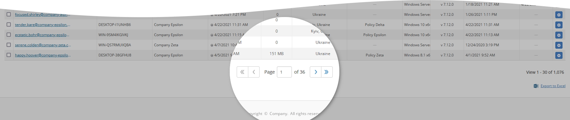 Pagination