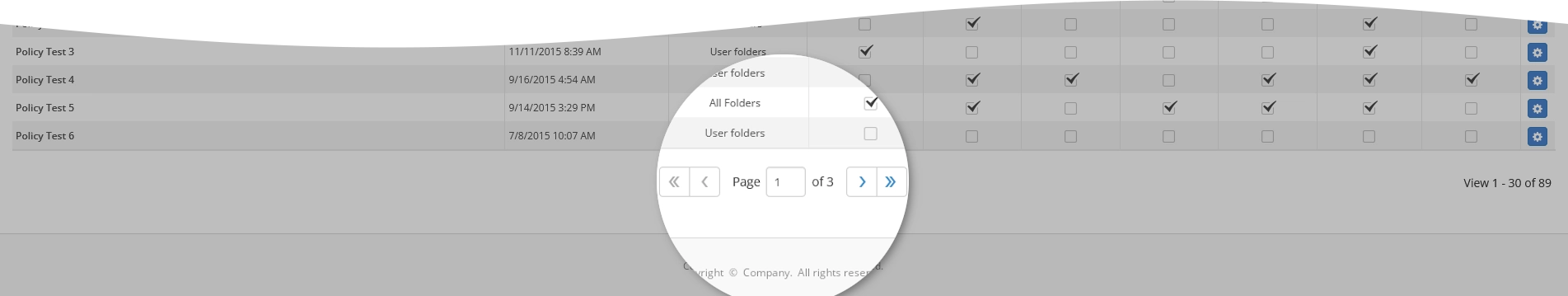 Pagination
