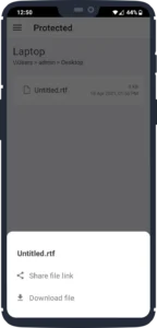 Restore options