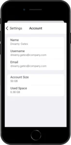 Account details