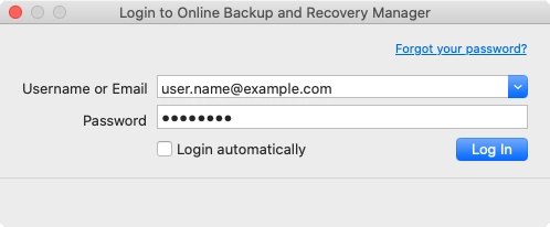 Account sign-in