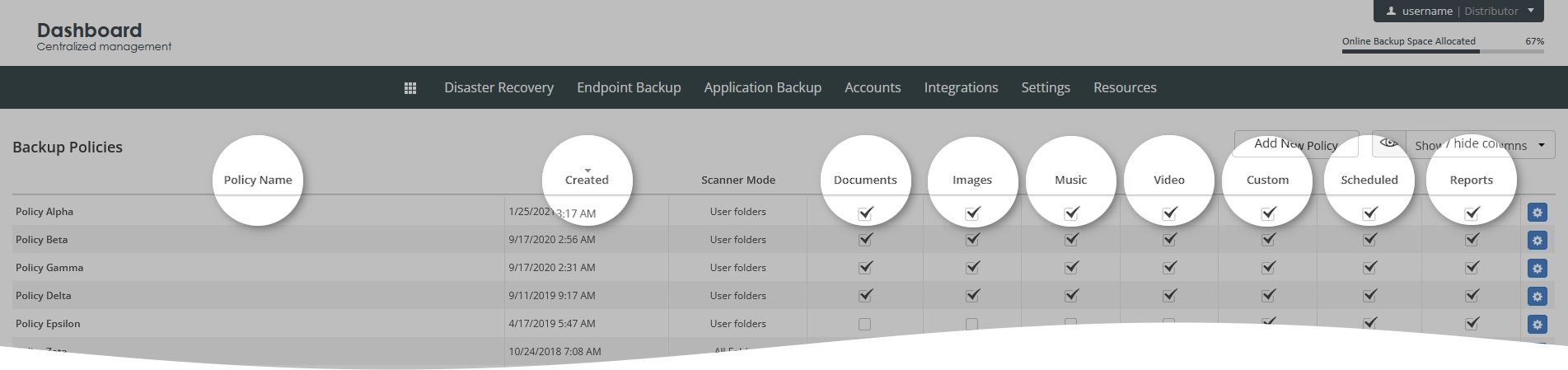 Sort data