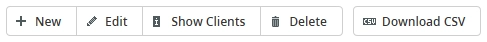 Actions toolbar