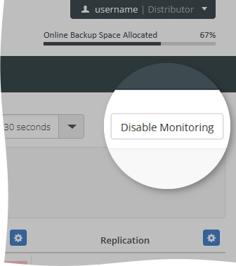 Turn monitoring on